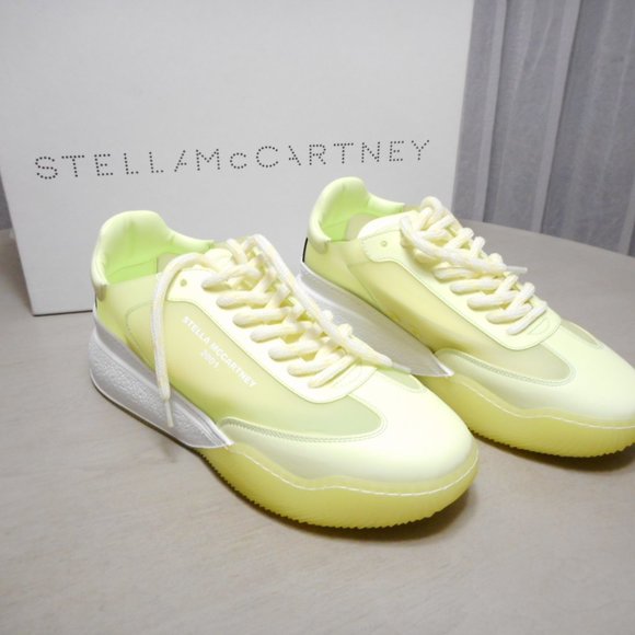 Stella McCartney Yellow Loop Sneaker  size  10B - Picture 4 of 12